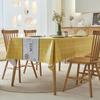 Pvc Tablecloth Waterproof And Oil-Proof Leave-In Light Luxury Student Rectangular Dining Table Tablecloth Coffee Table Cloth Table Mat
