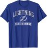 Винтажная хоккейная футболка Tampa Bay Lightning Royal с официальной лицензией