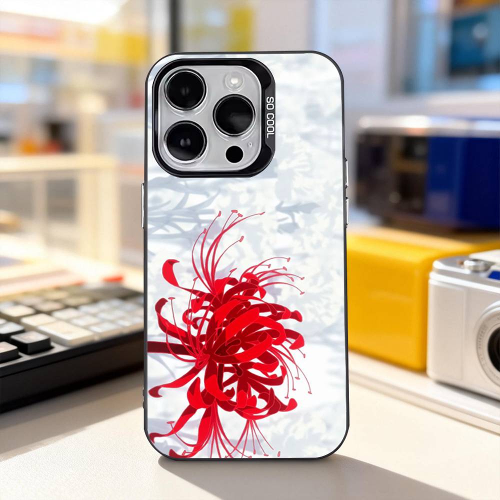 Ghoul Spider L-Lily Tokyo For iPhone 17,16,15,14,13,12,11,Pro,Max,Plus,E,Air,Mini Anti Fall Black Matte Hard Bumper Phone Case