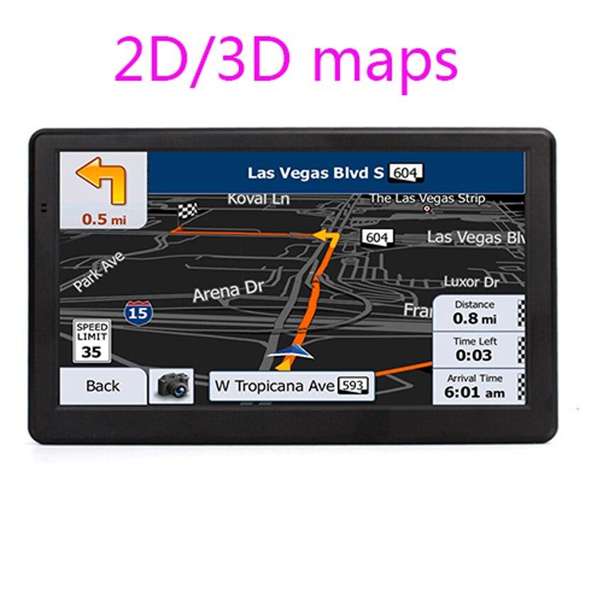7 Inch Car Gps Navigation Touch Screen Sat Nav Free Map