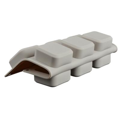 9-гнездные силиконовые формы для мыла ручной работы, брусок мыла, квадратные, прямоугольные, многоразовые силиконовые формы для мыла