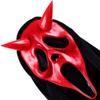 Ghost Face Devil Scream Horror Mask for Outdoor Costume and Creepy Cosplay Prop