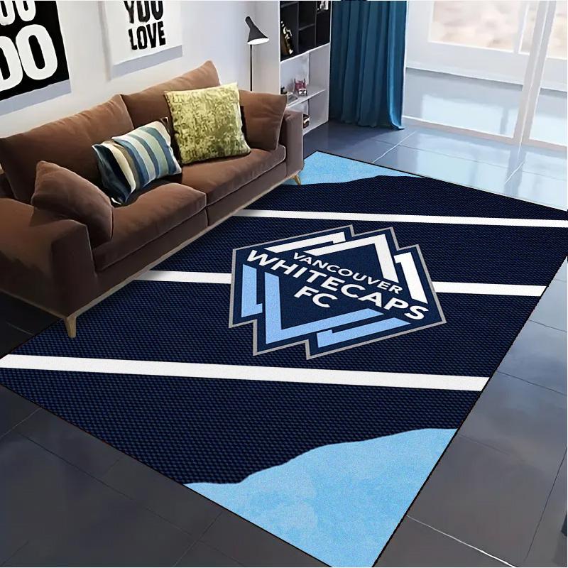 Vancouver Whitecaps FC Carpet Rug for Living Room Bedroom Home Sofa Decoration,Kids play Non-slip Floor Mat
