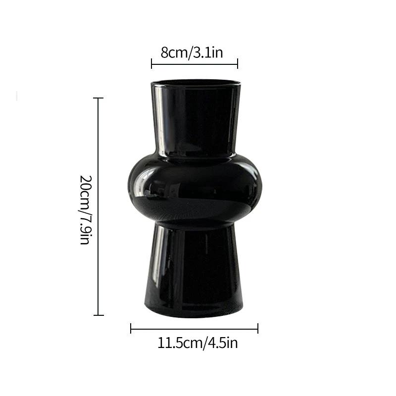 Современная розовая стеклянная ваза, гидропонные цветочные вазы, декоративная стеклянная ваза для цветов для домашнего офиса, декор стола, свадебные центральные украшения