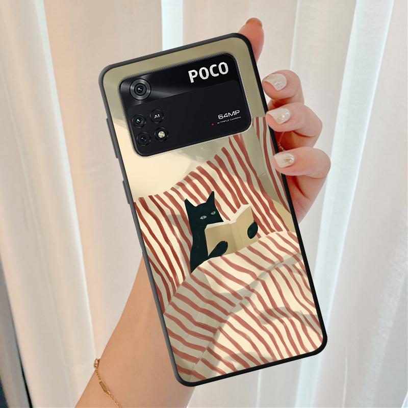 Мультяшная сетчатая кошка Чехол для телефона для Xiaomi Poco F8 M3 M4 M7 Pro C61 C50 C75 F1 F3 M5 X3 X4 X5 X7 Pro C71