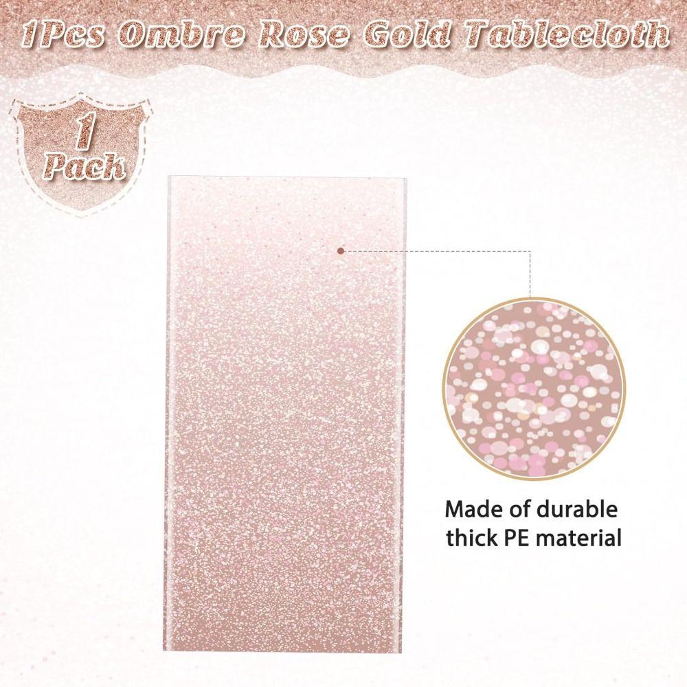 Waterproof Rectangle Table Cover Disposable Table Cloth  Wedding Birthday Anniversary