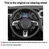 Ручная прошивка Чехла на руль автомобиля Volant Funda Volante Для Ford Mustang 2015 2016 2017 2018-2020 Mustang GT GT350R 2015-2020