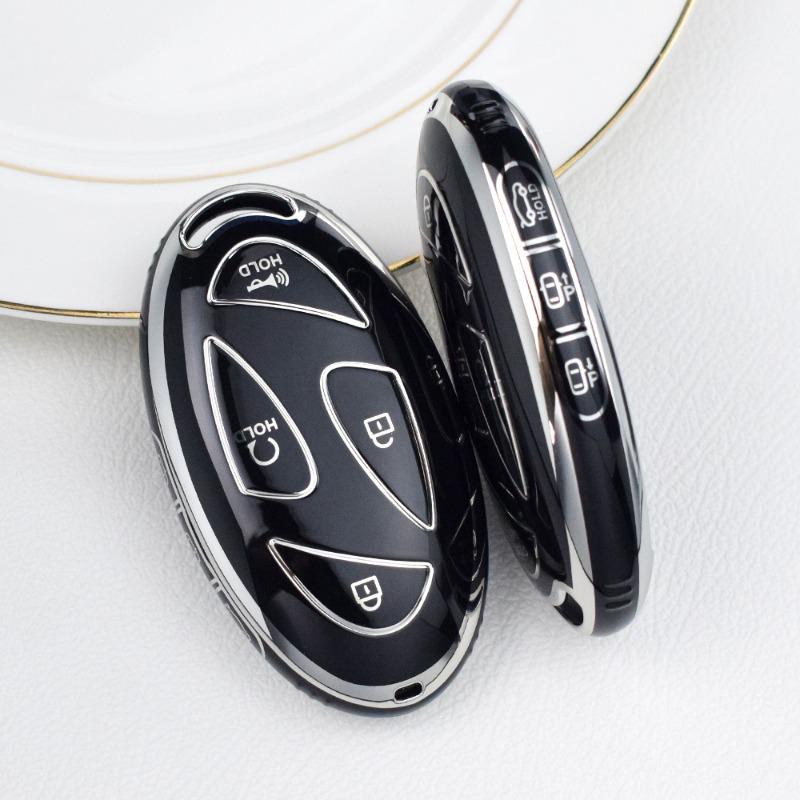 TPU Car Smart Key Case Cover For Hyundai Santa Fe Tucson 2022 Ioniq 5 Atos Prime Solaris 2021 Hyundai Palisade 5/7 Buttons
