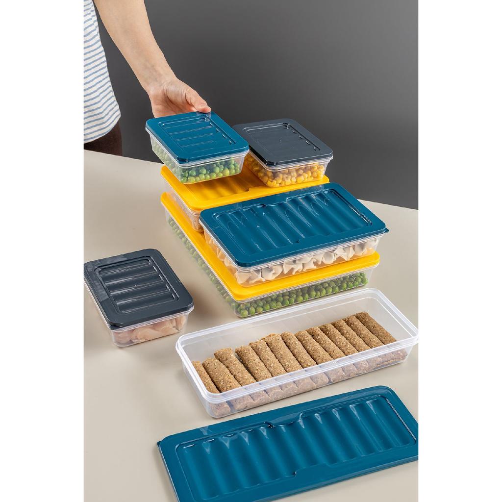 18 Piece Storage Container, Microwave Compatible Storage Container 2x2400ml 4x1200ml 4x1170ml 8x600ml Anthracite