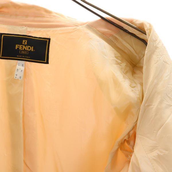 Fendi Приталенный пиджак 44 лососево-розовый Женский Б/у