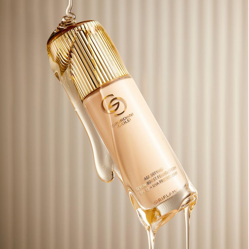 Oriflame Giordani Gold Serum-Based Rejuvenating Foundation Spf 12 + Uva - Light Beige Neutral 30 Ml