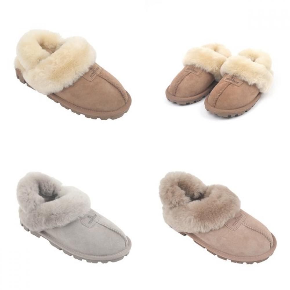 Ozuggwear Adult Cogette Slipper Wool Strap Ozwce4tscb01