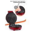 Sugar 1000w Deep Plate Heat Controlled Waffle Maker Red