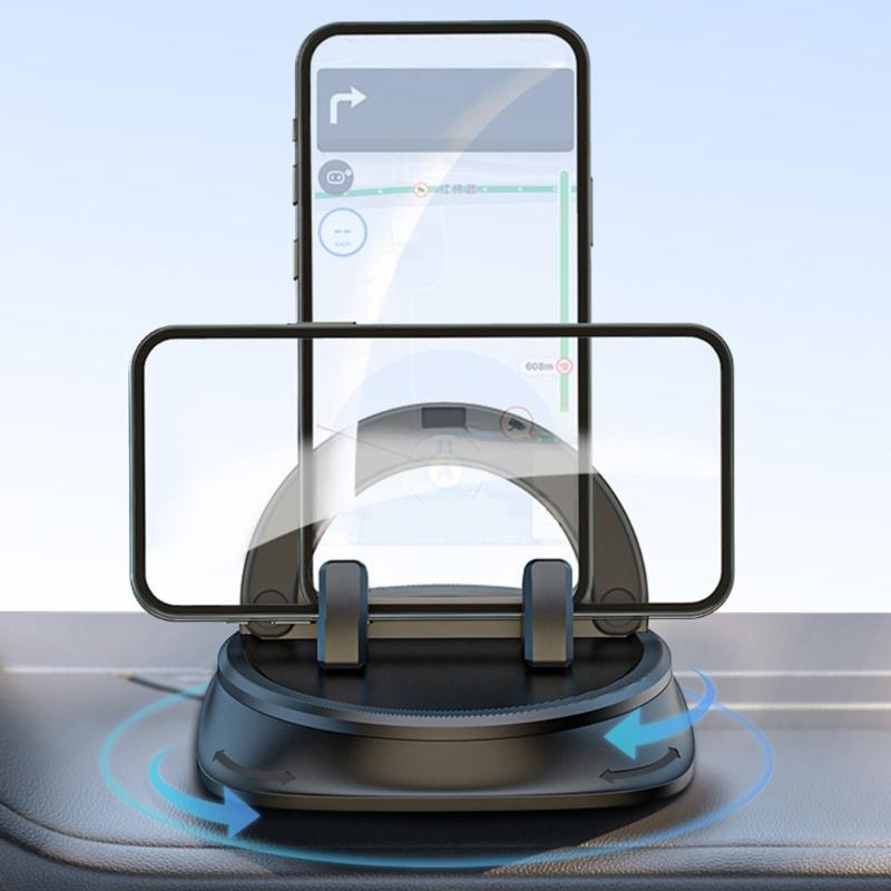 Нескользящий держатель для телефона на приборную панель с быстросъемным механизмом, прочные держатели для телефона на приборную панель автомобиля с нескользящим основанием для устройств