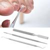 3Pcs/Set Practical Safe Lightweight Nail Care Hook Edge Ingrown Toe Lifter Manicure Tool for Adults