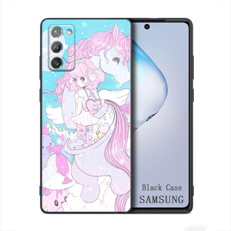 Kawaii аниме милая красивая девушка Samsung Galaxy A91 A73 A72 A71 A53 A52 A7 M62 M22 M30s M31s M33 M52 F23 F41 F42 5G чехол для телефона