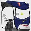 All-Weather Motorcycle Windshield: Sunproof & Rainproof Awning for Electric Bikes