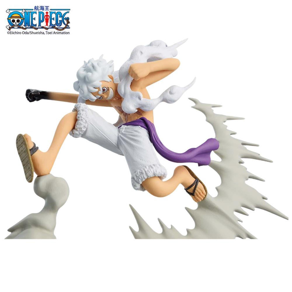 1 шт. Официальная фигурка One Piece Луффи Форма 5 Ника - Коллекционный Декоративный Орнамент, Идеальный Подарок на Дни Рождения и Праздники.