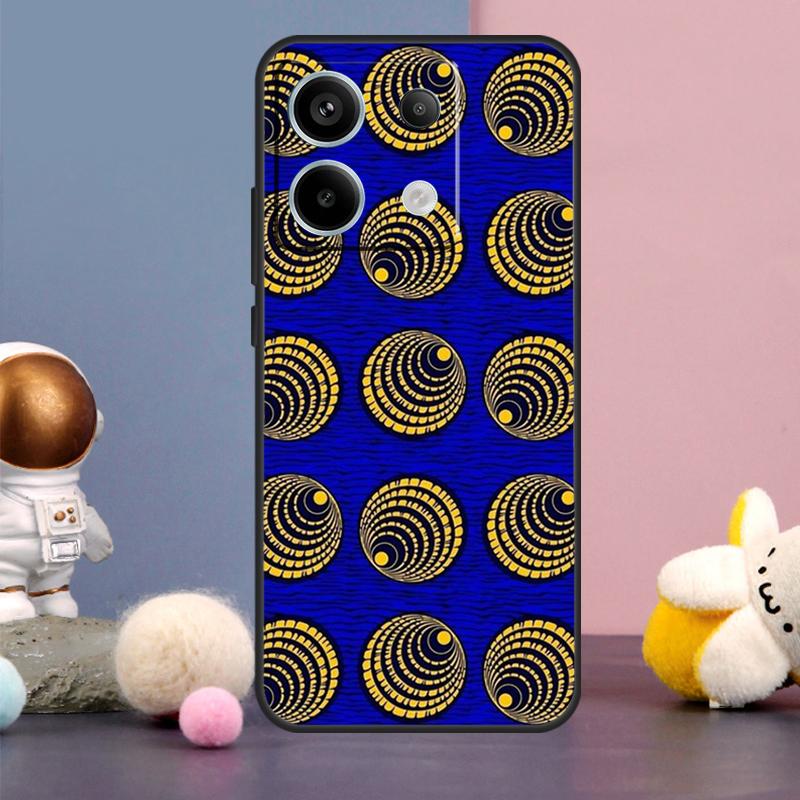 African Wax Print Design Case For Xiaomi Redmi Note 14 9 10 11 12 13 15 Pro Plus Redmi 15 15C 14C 10C 12C 13C Cover