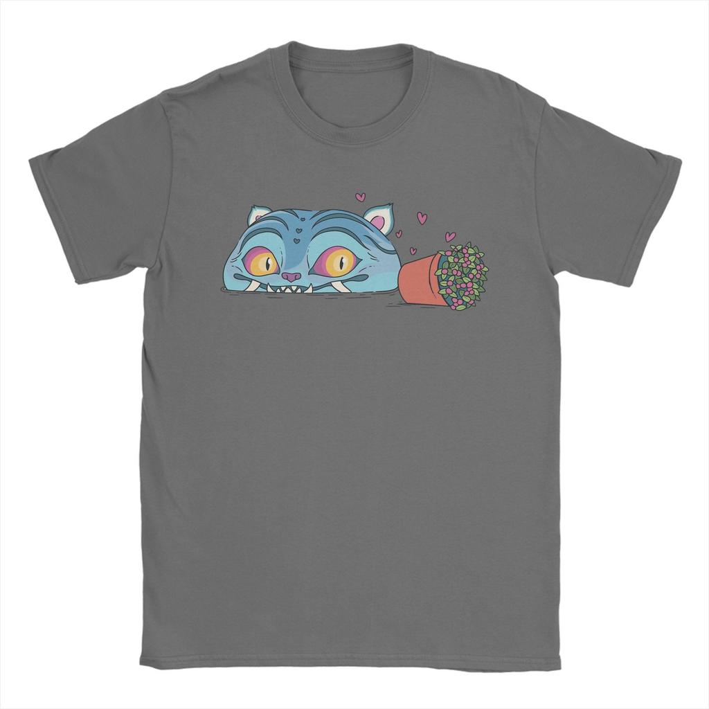 Men T-Shirt KPop Demon Hunters Derpy Humor Cotton Tees Short Sleeve  T Shirts Crewneck Clothes Plus Size