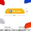 4PCS Car Stickers Door Opening Reflective Warning Sticker For VW GTI Polo PassatB6 Golf MK6 Tiguan Jetta Beetle ID.3 CC Hub Cap EJ1 c8