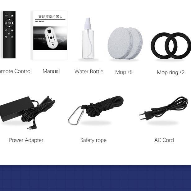 Робот для мытья окон Мощный пылесос с распылителем Cleanbot Ultraspray