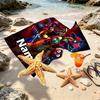 Custom Name Personalized Five Nights at Freddy's Print Beach Towel, for Trip Camping Beach Party Home Decor, Birthday Gift for Family & Friends
