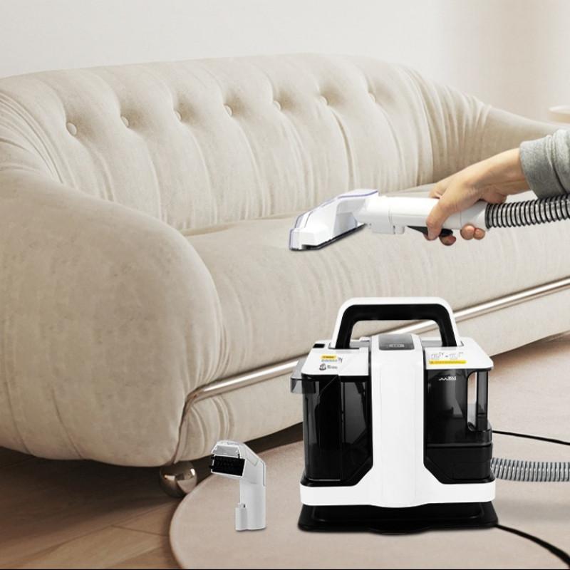 11000Па Машина для чистки ткани дивана Многофункциональная машина с интегрированным распылением и всасыванием Портативный пылесос для ковров и штор