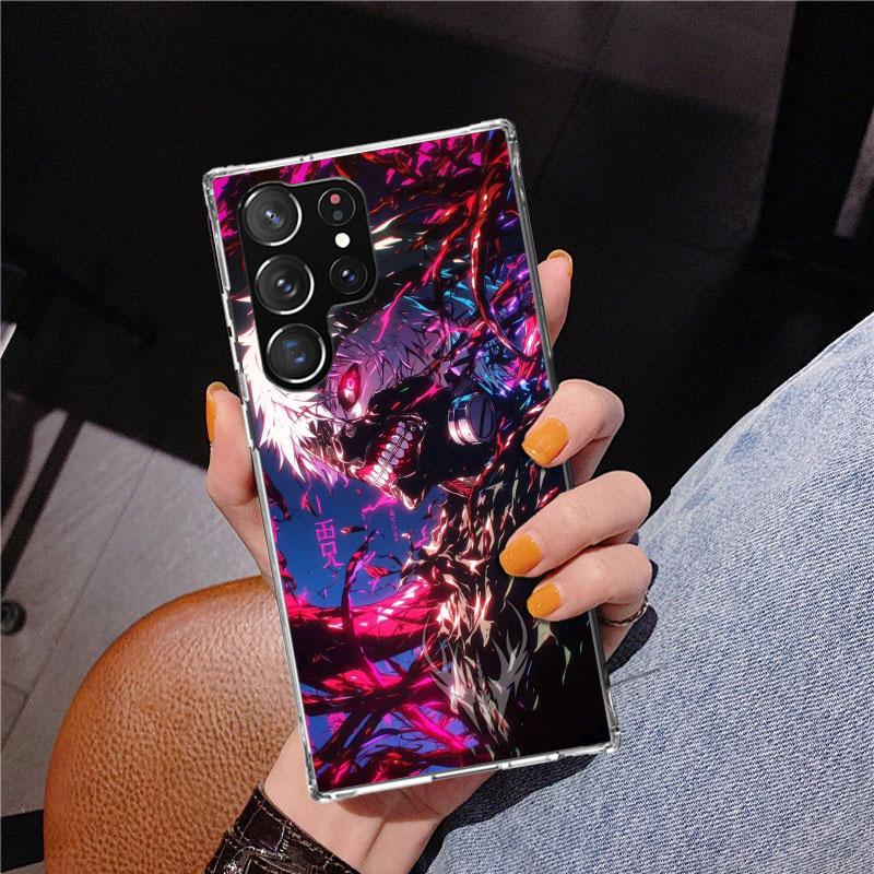 Чехол для телефона G-Ghoul Tokyo Kaneki Ken для Samsung Galaxy S24 S25 Edge S26 Ultra S23 S22 S21 Plus S20 FE + Чехол с персонализированной печатью