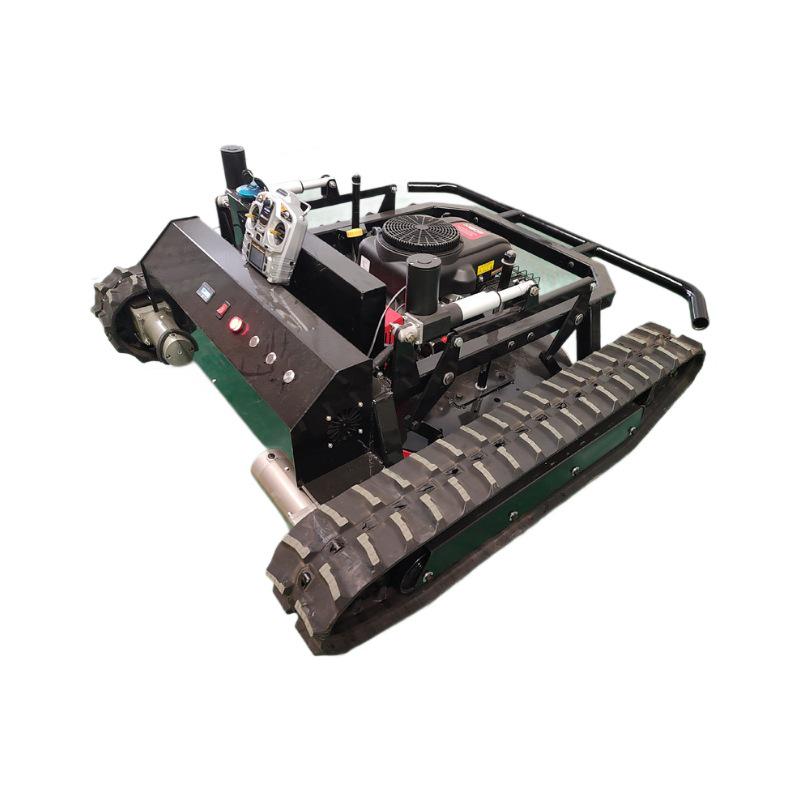 Crawler-Type Gasoline Lawnmower: Four-Stroke Grass Cutter and Shredder for U.S. Export