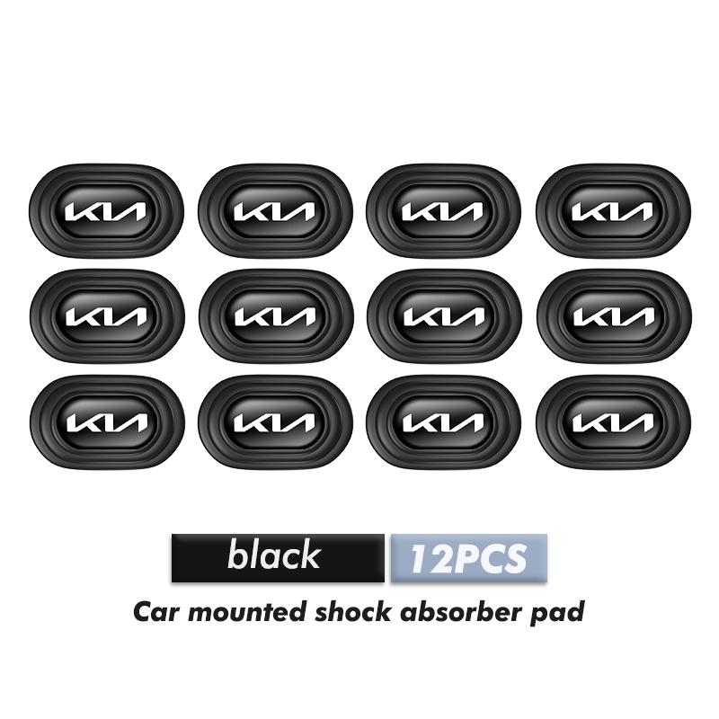 MNHD4 For KIA Silicone Car Door Anti-Collision Gasket Shock Absorber Sticker K5 K2 Optima Soul Spectra Niro Cadenza Sephia Carens