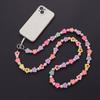 Candy Color Mobile Phone Lanyard Flower Phone Neck Straps Crossbody Phone Strap  Hanging Ornaments