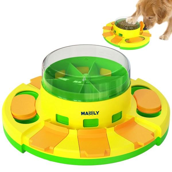 Maxley Puppy Nose Work Intelligence Развивающая игрушка-головоломка с едой, зеленая