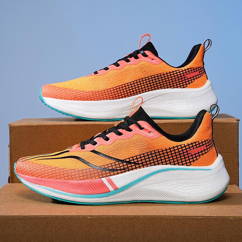 Мужская обувь, новые большие размеры, легкие, Flying Mesh Red Rabbit 7, амортизирующие и дышащие, повседневные спортивные кроссовки, мужские кроссовки для бега из углеродного волокна