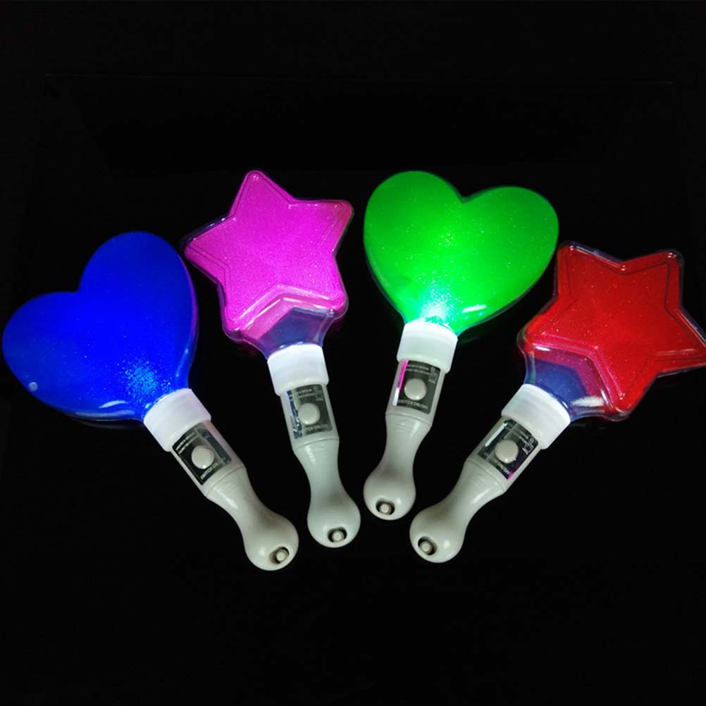 2 шт. Красивая Звезда Декор Светящаяся палочка Игрушка Флуоресцентная палочка Креативная светящаяся палочка для бара