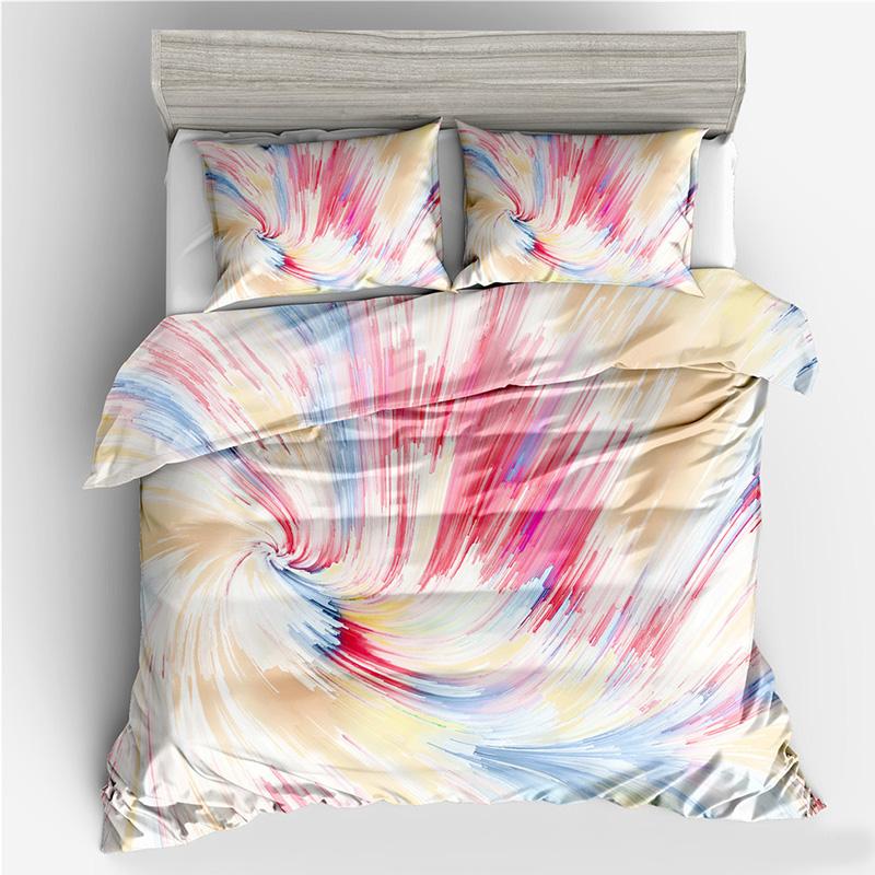 RunGrape Комплект постельного белья с пододеяльником Двуспальный Полуторный Размер Квин Королевский Размер 240x220 Скандинавский Чехол на Кровать 150 Евро Постельное Белье 135 Постельные Принадлежности 200x200