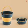Портативное складное ведро, многофункциональное, утолщенное, силиконовое ведро, для кемпинга, мытья автомобиля, рыбалки, ванной комнаты, инструментов