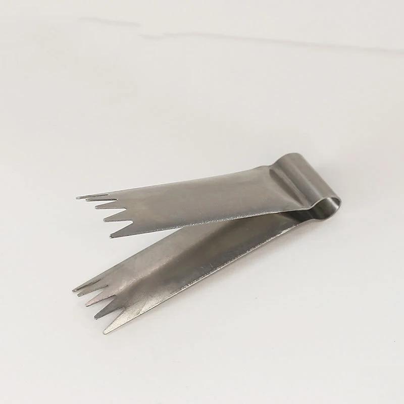 Decoration Baking Clip Pastry Clip Flower Pliers Walnut Clip Mold Tool Bread Dessert Crisp Stainless Steel