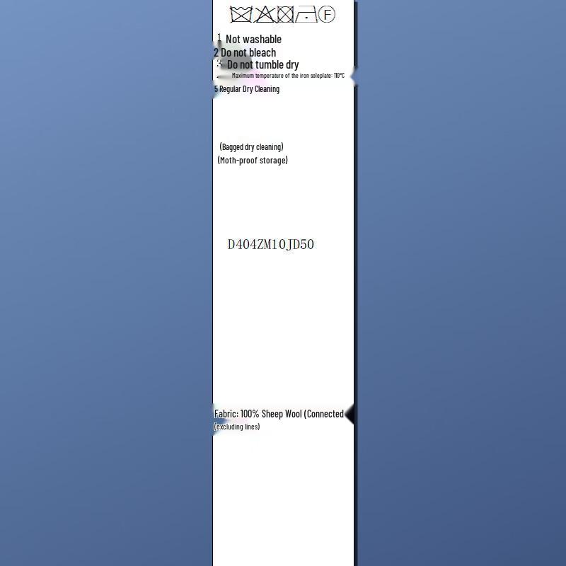 Sancai Song Yi Collection Women's Double-Sided Merino Wool Coat