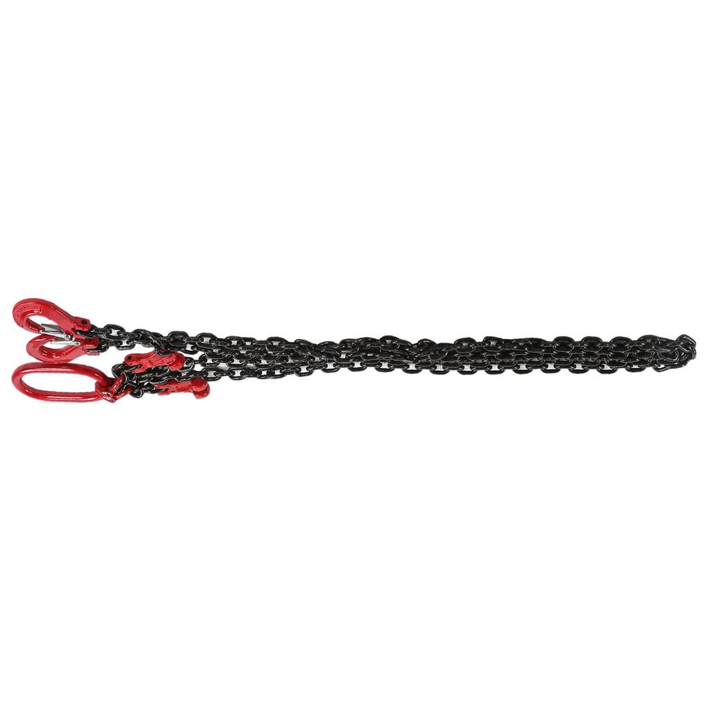 Подъемный цепной строп 2 крюка регулируемый для крановых работ 2 метра 4,75 тонны 8 мм