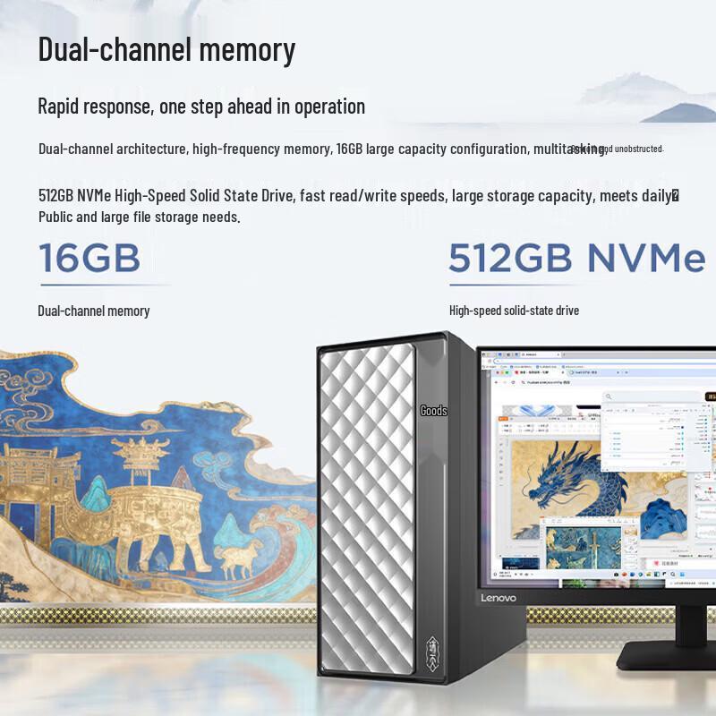 Lenovo Ruitian 900 Business Desktop PC (Core i5-13400) (CN version)