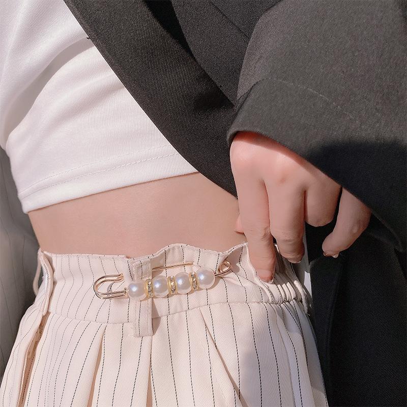 4pcs Pants Clip Waist Pin Trousers Tighten Skirt Trouser Waist Change Small Artifact Fixed Does Not Hurt Clothes Reduce Waist Elasti