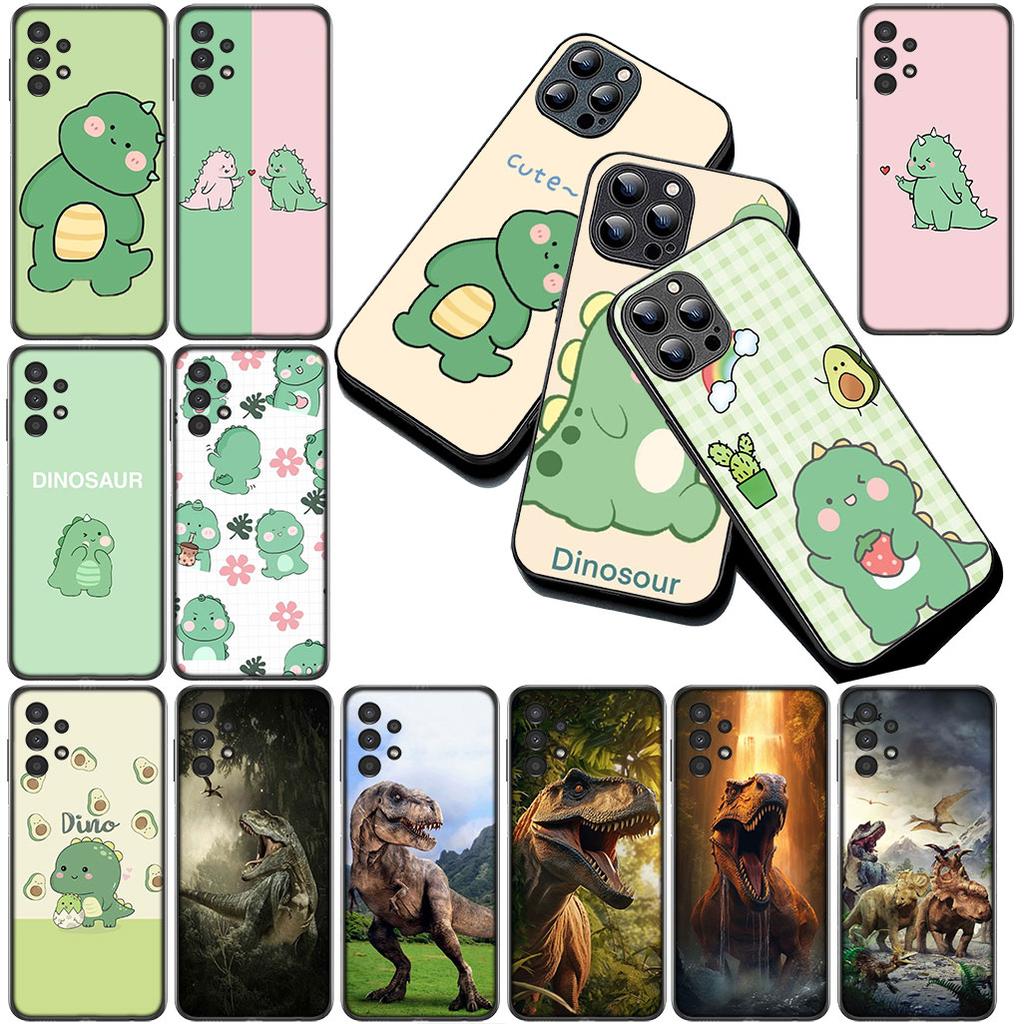 Protective Cover for Samsung Galaxy S10 S8 S9 Plus A33 A34 A31 70 A71 A72 Note 20 9 8 S10E Casing Phone Case Anime DinosaurS
