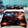 Iron In Action 3PCS Bedding set,Ideal for 1pc Duvet Cover And 2pcs Pillowcases Perfect for Fan gift,Ideal for Bedroom, Dormitory
