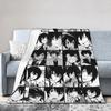 Плюшевое одеяло Dazai Bungo Stray Dogs Детское фланелевое плед для дивана кровати Мягкое теплое качественный дизайн Покрывало Подарок