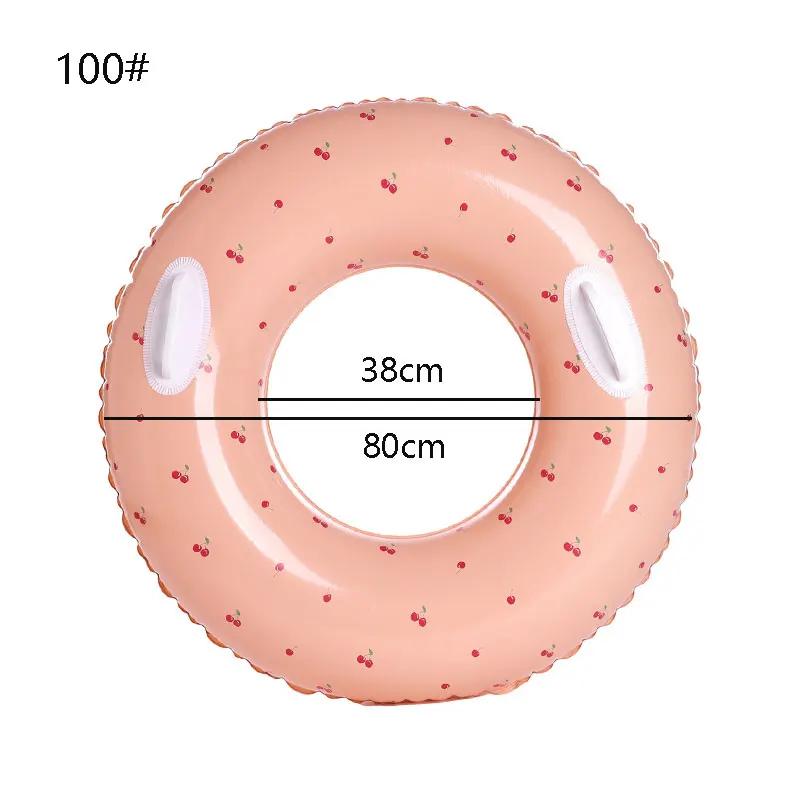 Корейский стиль, утолщенное надувное кольцо для плавания, трубка для воды, плавающий надувной матрас для взрослых с ручкой, круг для плавания на открытом воздухе