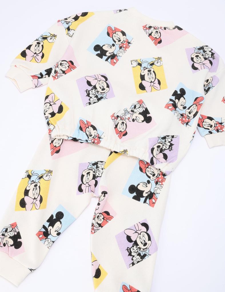 Пижамный комплект с рисунком Микки и Минни Пижама с рисунком по всей поверхности Детская одежда Детская пижама 215101714 Минни 95 [Disney] и '24