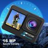 Экшн-камера 5K 4K60FPS 2,0-дюймовый сенсорный экран Wi-Fi камера 170° Широкоугольный объектив 30 м Водонепроницаемая Видеозапись 5-кратный зум Спортивные камеры