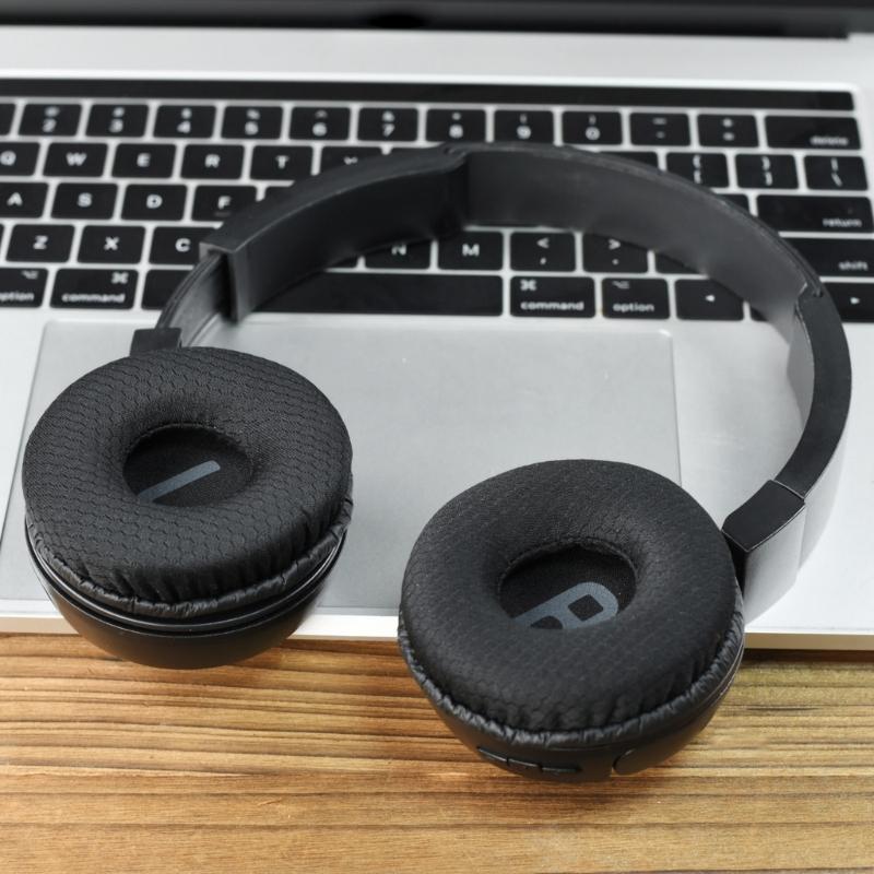 AntiSlip Ear Pad with Ventilated Construction Enhanced Comfort for JR300 T450BT T500BT Tune600 Easy Installation