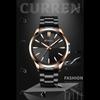CURREN Мужские часы Роскошные брендовые модные деловые мужские часы из нержавеющей стали Кварцевые наручные часы Мужские водонепроницаемые часы